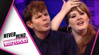 WHO Do You Hate Most? | Simon Amstell Quizes Adele on Duffy | Never Mind The Buzzcocks