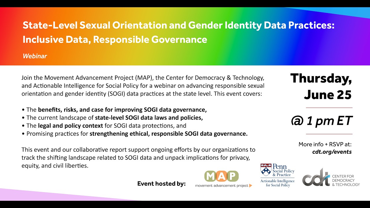 State-Level Sexual Orientation & Gender Identity Data Practices
