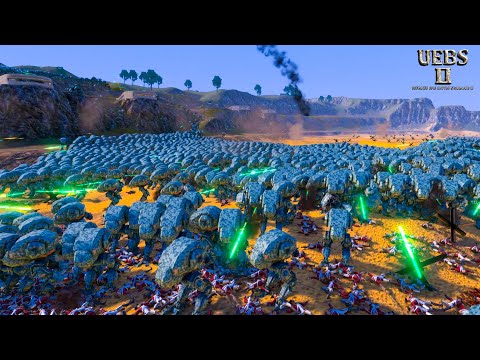 20000 Red Coats VS 15000 Mech Walkers -  Ultimate Epic Battle Simulator 2  UEBS 2