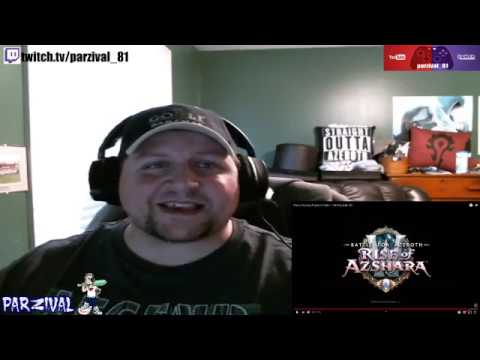 Parzival reacts to the Rise of Azshara Features Trailer – Arriving June 25! #WorldofWarcraft