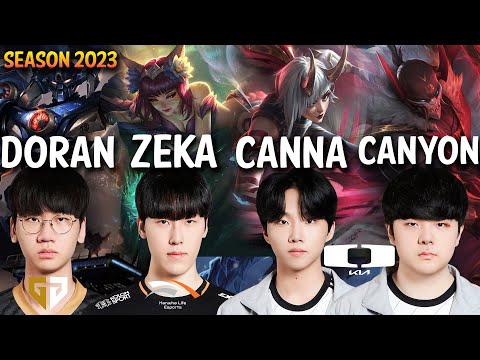 Doran, Zeka, Canna, Canyon in the SAME TEAM - Patch 13.16 KR Ranked