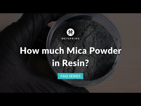 How much Mica Powder in Resin - A complete Guide to color Epoxy Resin Projects