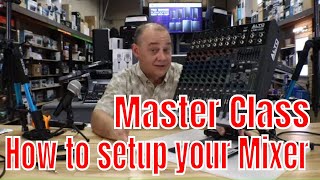 Video thumbnail for How to Setup Your Alto LIVE1202 Audio Mixer 12 channel with USB by expert island