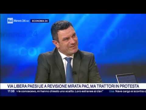 RAINEWS 24 - Consiglio Agrifish e conquiste settore. In studio il presidente nazionale di Cia, Fini