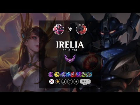 Irelia Top vs Aatrox - KR Master Patch 12.16