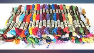 DMC Embroidery Floss Assortment 100 Colors. Genuine Made in France review