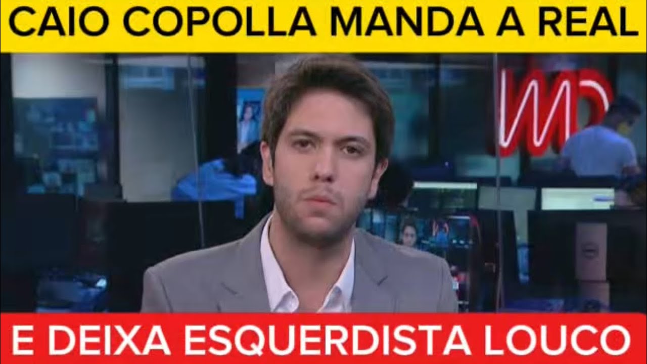 MEMORÁVEL: CAIO COPOLLA faz esquerdista arrancar os cabelos