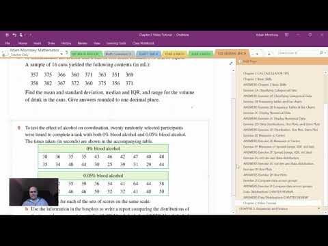2023 VCE Unit 1 General Math data distributions (Ti-Inspire CAS skills)