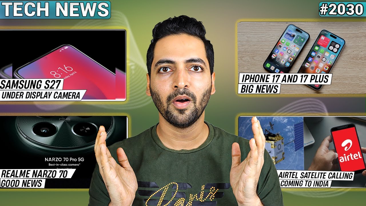 realme Narzo 70 Big News,Xiaomi HyperOS India Update,iQOO Z9 Launch Date,iPhone 17 Good News,