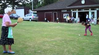 preview picture of video 'Stoolball: Newick Ladies Stoolball Tournament and 'Eileen' 1st Sept 2013'