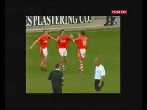 Tamworth FC on TV 2004 05 FAC 1RP Blackpool review BBC