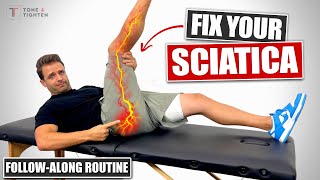 FAST Sciatic Nerve Pain Relief! Follow-Along Exercise Routine