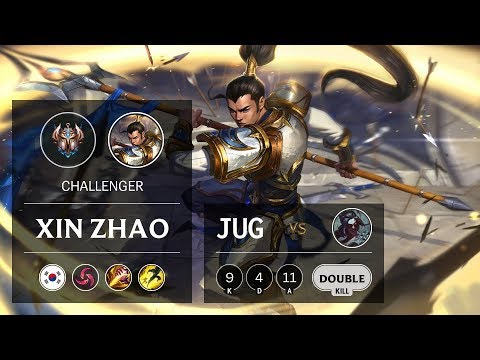 Xin Zhao Jungle vs Kayn - KR Challenger Patch 9.13
