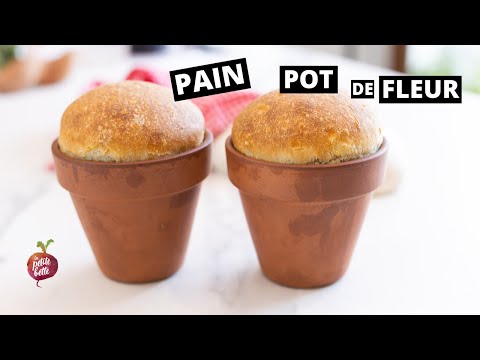PAIN POT DE FLEUR 🌹Recette Pain de mie maison levain ou levure Petite bette