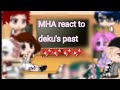 MHA React To Deku Past Deku As Ray 1