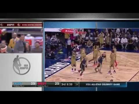Brandon Armstrong (Bdotadot5) Went Full James Harden In The NBA Celebrity Game 2017