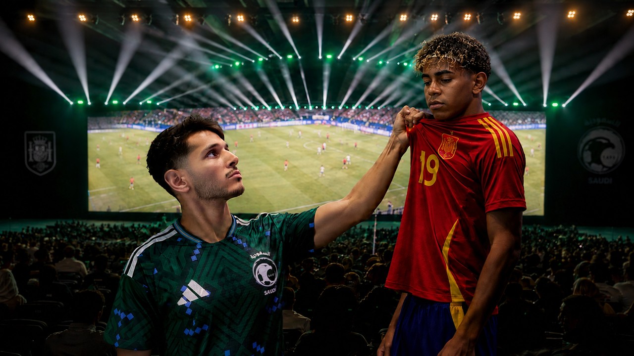 السعودية فازت على اسبانيا 🇸🇦 #عمر_يجرب