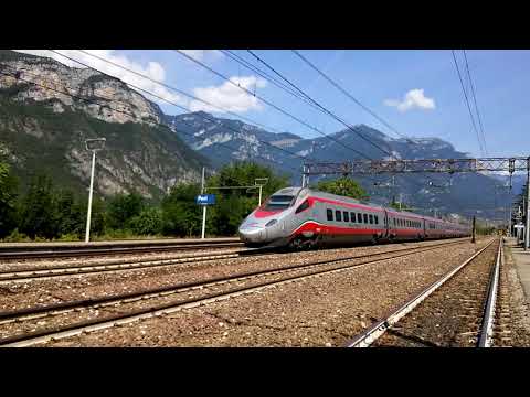 EUROSTAR ETR.600 IN TRANSITO SULLA LINEA DEL BRENNERO A PERI. (VR) 17 - 8 - 2017