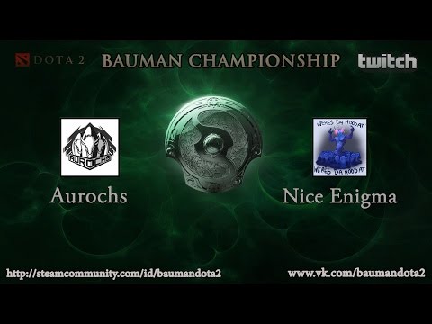 Aurochs vs Nice Enigma   BC DOTA 2 2014   FINAL Game 1