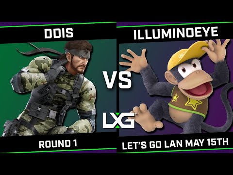 DDIS (Snake) vs Illuminoeye Gaming (Diddy Kong/Pyra) - Logitech G Let's Go LAN May 15th