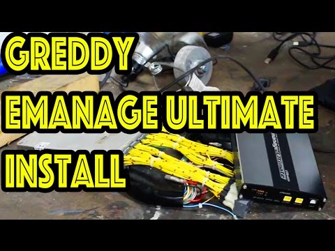 Drift Missile Build pt12 How to Install Greddy Emanage Ultimate | 1jzgte 2jzgte mkiii mkiv supra