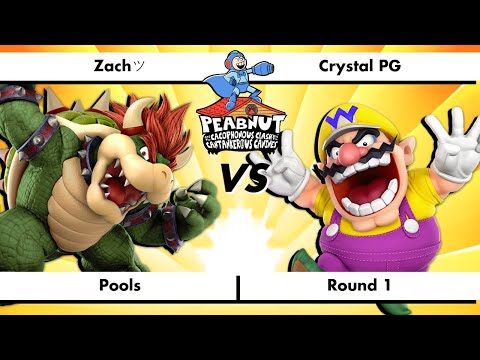 Peabnut C.C.C.C. - Pools Winners Round 1 - Zachツ (Bowser) vs Crystal PG (Wario)