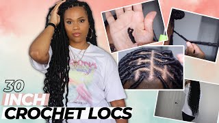 OMG!! THE MOST NATURAL KNOTLESS FAUX LOCS  | 30 INCH 🔥 🔥