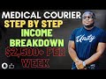 Here's How I Consistently Made $2,500+ As An Independent Medical Courier