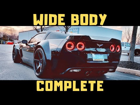 Wide Body C6 Corvette Build COMPLETE! ($840 eBay kit)