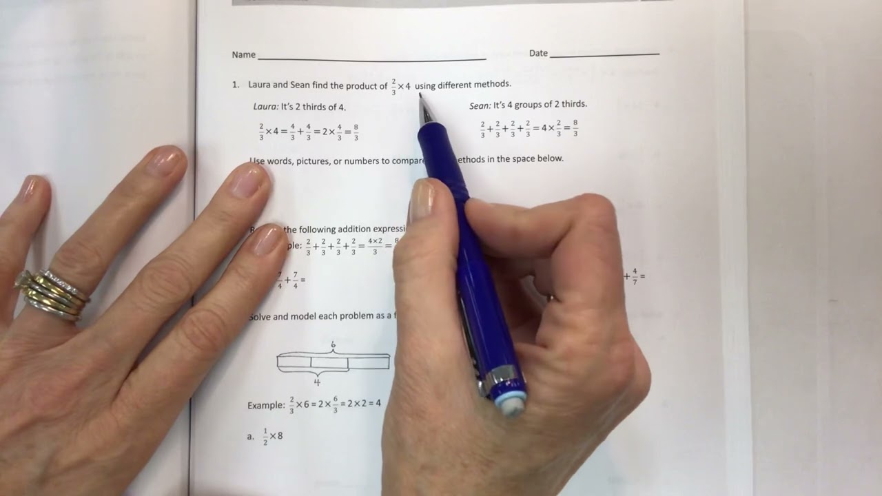 Eureka math grade 5 module 4 lesson 8 problem set