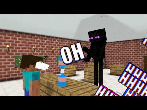Monster School: BRAVE CHALLENGE- Minecraft Animation