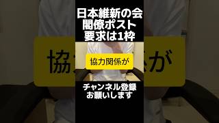 自民党・高市総理が内閣改造へ、議員の役職希望アンケートを確認し具体的人選に着手。維新も閣僚ポスト1枠を要求との報道。本来の内閣改造は政策課題に対応するためのチーム編成、党内事情より国民目線で選んで。