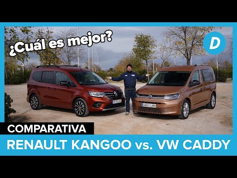 ¿Cuál es el mejor ANTI-SUV? Renault Kangoo vs. Volkswagen Caddy | Comparativa de furgonetas