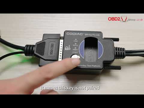 How to use Xhorse VVDI2 and GODIAG BMW CAS1/CAS2 Test Platform to add a CAS1 key - obd2shop.co.uk