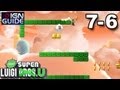 New Super Luigi U 3 Star Coin Walkthrough - Meringue Clouds 6: Three-Headed Snake Block