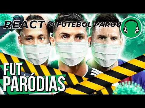 REACT  ♫ O FUTEBOL PAROU! | Paródia Eterna Sacanagem - MC Jottapê, MC Kekel e Kevinho / FUTPARODIAS