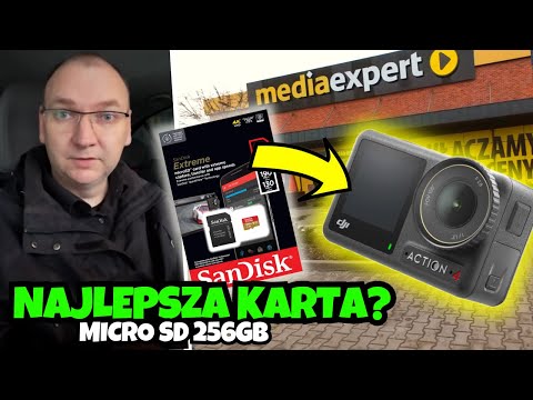 Jak sformatować kartę w kamerce  DJI OSMO ACTION 4? | Micro SD Sandisk Extreme 256GB | OdpoczywaMy