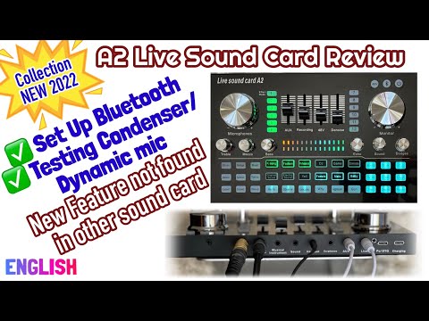 Live Sound Card A2 - All buttons Detailed Review, Testing & Set Up (English)