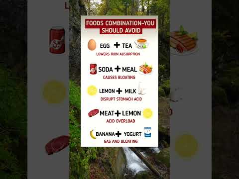 STOP! These Food Combinations Are HARMFUL For Your Health #healthylifestyle