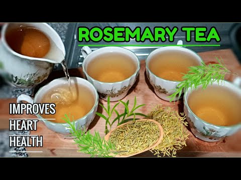 HOW TO MAKE DRIED ROSEMARY TEA  AT HOME /TeaTime