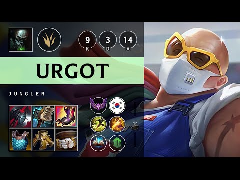 Urgot Jungle vs Shaco - KR Master Patch 25.13