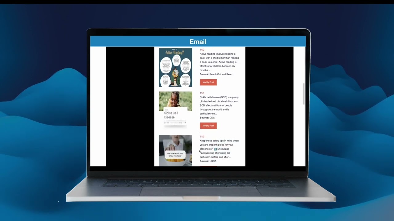 Weekly Email Demo
