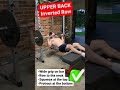 Build Your UPPER BACK With This Simple Tweak (Upper Back Inverted Row)