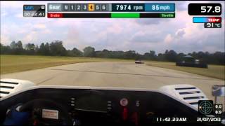 preview picture of video 'Cole Bosanoz Drives Radical SR3 at Autobahn Country Club'