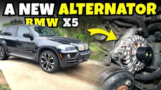 BMW X5 4.8i alternator replacement | E70 charging malfunction fix