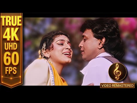 Dil Pe Tere Pyar Ka Paigam Likh Du - 4K 60FPS Full Video Song | Shatranj | Sanu, Sadhana | Mithun...