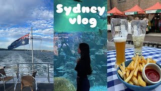 Sydney vlog｜ホエールウォッチング🚢｜彼氏の誕生日水族館デート🐠🐚