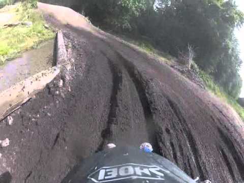 Nick Ferrell helmet cam at Snake Creek