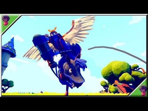 Wing Harpoon Rider vs Every Unit (part2/2) - TABS Original Mod