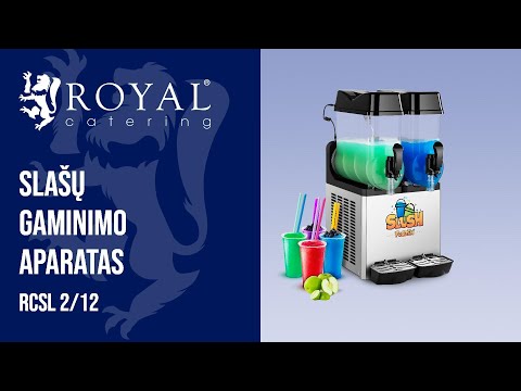 vaizdo įrašas - Slašų gaminimo aparatas - 2 x 12 litrų